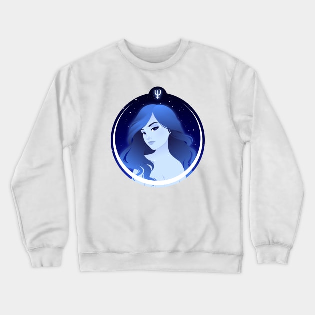 Neptune Crewneck Sweatshirt by Elysart